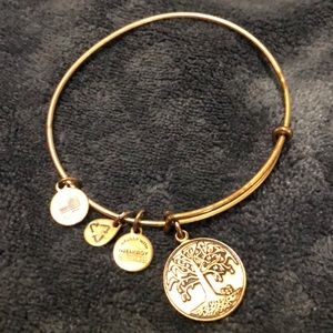Alex and Ani brass gold bracelet
